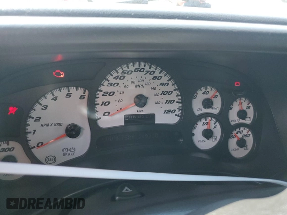 2003 Chevrolet Silverado 1500 LS with VIN 1GCEK14T83Z290336, listed as a Copart auction lot 75408964 with 149,730 mi miles and Salvage Title. Bid and sale history available at DreamBid. Image 9.