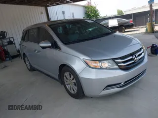 2015 Honda Odyssey EX-L z VIN 5FNRL5H65FB019206, wystawiony jako IAAI lot #42366709 z przebiegiem 144 248 mil mil oraz . Historia ofert i sprzedaży dostępna na DreamBid. Obrazek 1.