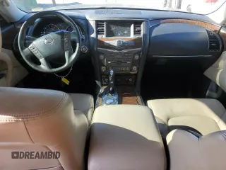 2018 Nissan Armada Platinum with VIN JN8AY2NFXJ9330252, listed as a Copart auction lot 49107385 with 125,596 mi miles and Salvage Title. Bid and sale history available at carsss.com. Image 8.