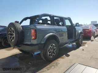 2024 Ford Bronco Outer Banks with VIN 1FMDE8BH9RLA22414, listed as a Copart auction lot 75294664 with 0 mi miles and Non Repairable. Bid and sale history available at carsss.com. Image 3.