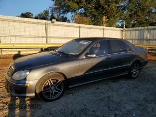 2006 Mercedes-Benz S 500 with VIN WDBNG75J56A476841, listed as a Copart auction lot 75056844 with 155,289 mi miles and Salvage Title. Bid and sale history available at carsss.com. Image 1.