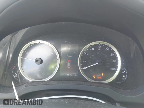 2015 Lexus IS 250 with VIN JTHBF1D2XF5077994, listed as a IAAI auction lot 41905643 with 86,977 mi miles and . Bid and sale history available at carsss.com. Image 7.