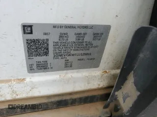 2018 Chevrolet Traverse LT Cloth with VIN 1GNEVGKW7JJ125811, listed as a Copart auction lot 67689164 with 154,084 mi miles and Salvage Title. Bid and sale history available at carsss.com. Image 13.