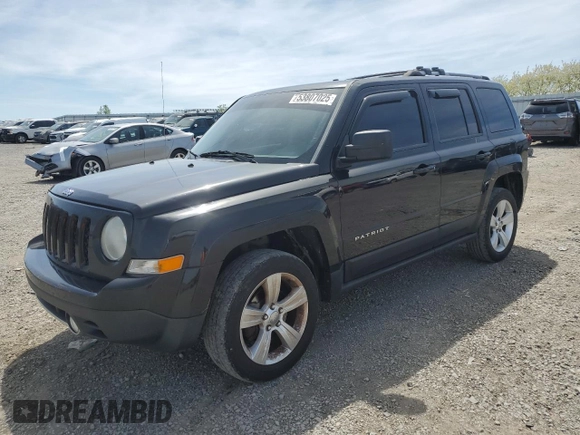2013 Jeep Patriot Limited with VIN 1C4NJRCB2DD140490, listed as a Copart auction lot 53807025 with 99,055 mi miles and Salvage title. Bid and sale history available at DreamBid. Image 1.