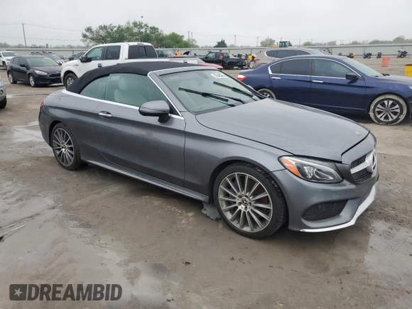 2018 Mercedes-Benz C 300 with VIN WDDWK4JB4JF603582, listed as a Copart auction lot 50948405 with 128,736 mi miles and Clean Title. Bid and sale history available at DreamBid. Image 4.