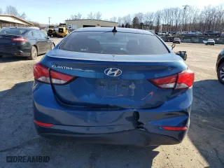 2015 Hyundai Elantra Limited with VIN KMHDH4AE7FU281903, listed as a Copart auction lot 49400465 with 164,684 mi miles and Salvage Title. Bid and sale history available at carsss.com. Image 6.