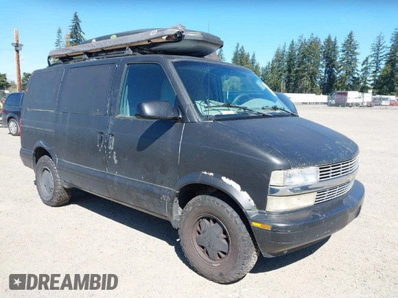 2000 Chevrolet Astro with VIN 1GNEL19W5YB216735, listed as a IAAI auction lot 42064306 with 243,191 mi miles. Bid and sale history available at carsss.com. Image 1.
