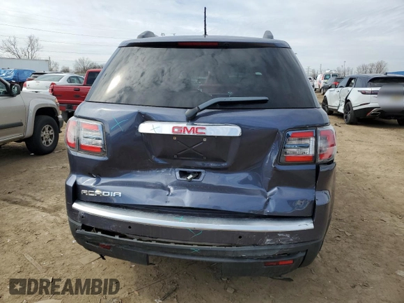 2013 GMC Acadia SLE with VIN 1GKKRNED0DJ228012, listed as a Copart auction lot 52509425 with 127,074 mi miles and Clean Title. Bid and sale history available at carsss.com. Image 6.