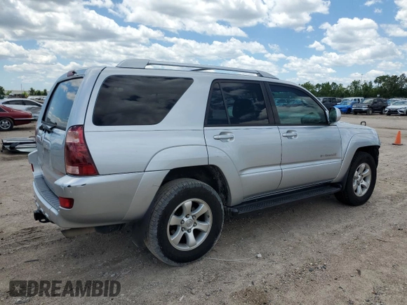 2005 Toyota 4Runner SR5 with VIN JTEBT14R658023043, listed as a Copart auction lot 55941145 with 126,757 mi miles and Salvage Title. Bid and sale history available at DreamBid. Image 3.