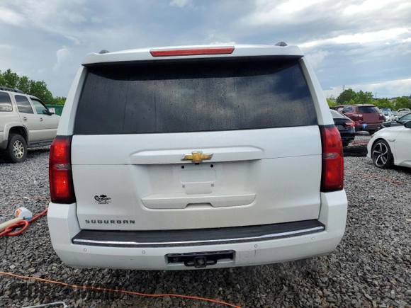 2016 Chevrolet Suburban LTZ with VIN 1GNSCJKC6GR443103, listed as a Copart auction lot 56418475 with 195,139 mi miles and Salvage title. Bid and sale history available at DreamBid. Image 6.