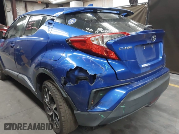2018 Toyota C-HR XLE with VIN NMTKHMBXXJR016920, listed as a IAAI auction lot 42100186 with 120,395 mi miles and . Bid and sale history available at DreamBid. Image 6.