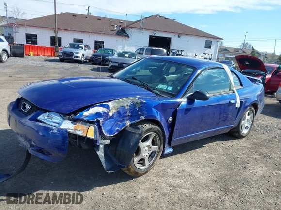 2004 Ford Mustang Standard with VIN 1FAFP40694F149517, listed as a IAAI auction lot 41900595 with 90,806 mi miles. Bid and sale history available at carsss.com. Image 2.