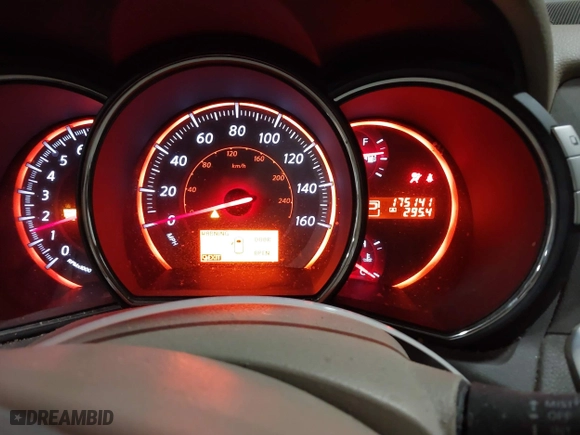 2009 Nissan Murano SL with VIN JN8AZ18W99W207669, listed as a IAAI auction lot 41783236 with 175,141 mi miles. Bid and sale history available at carsss.com. Image 7.
