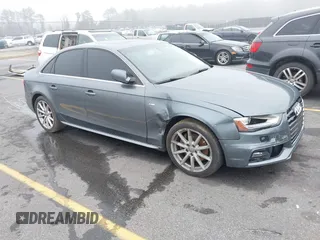 2016 Audi A4 Premium with VIN WAUBFAFL7GN016012, listed as a IAAI auction lot 41489832 with 125,826 mi miles. Bid and sale history available at carsss.com. Image 1.
