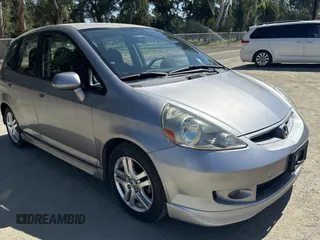 2008 Honda Fit Sport z VIN JHMGD38618S053480, wystawiony jako Copart lot #61800005 z przebiegiem 141 919 mil mil oraz Szkoda całkowita • Salvage title. Historia ofert i sprzedaży dostępna na DreamBid. Obrazek 1.