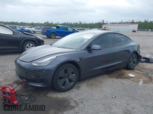 2021 Tesla Model 3 Long Range with VIN 5YJ3E1EBXMF836789, listed as a IAAI auction lot 41900027 with 71,086 mi miles. Bid and sale history available at carsss.com. Image 17.
