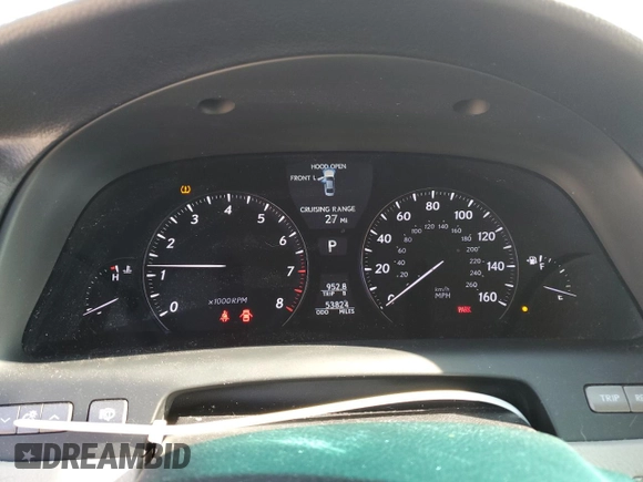 2012 Lexus LS 460 z VIN JTHBL5EF6C5110860, wystawiony jako Copart lot #65334864 z przebiegiem 53 824 mil mil oraz Szkody całkowita. Historia ofert i sprzedaży dostępna na DreamBid. Obrazek 9.