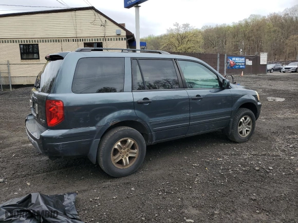 2004 Honda Pilot EX with VIN 5FNYF18414B011031, listed as a Copart auction lot 51757545 with 0 mi miles and Salvage Title. Bid and sale history available at carsss.com. Image 3.