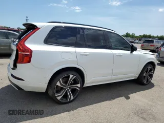 2022 Volvo XC90 R-Design with VIN YV4BR0CM5N1814897, listed as a Copart auction lot 60483314 with 35,622 mi miles and Salvage Title. Bid and sale history available at carsss.com. Image 3.
