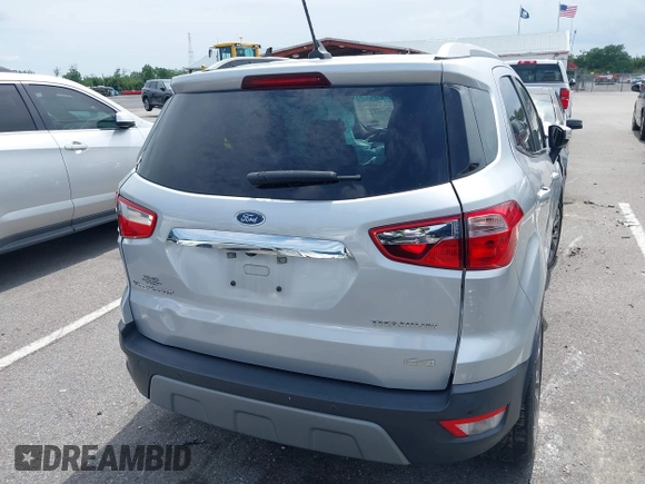 2019 Ford EcoSport Titanium with VIN MAJ3S2KE8KC271407, listed as a IAAI auction lot 39585454 with 74,104 mi miles and . Bid and sale history available at DreamBid. Image 15.