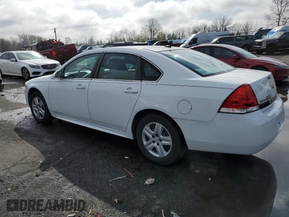 2010 Chevrolet Impala LS with VIN 2G1WA5EK3A1154957, listed as a Copart auction lot 51128715 with 56,486 mi miles and Salvage Title. Bid and sale history available at DreamBid. Image 2.