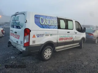 2019 Ford Transit with VIN 1FTYR1ZM6KKB01524, listed as a Copart auction lot 87309434 with 74,696 mi miles and Salvage Title. Bid and sale history available at DreamBid. Image 3.