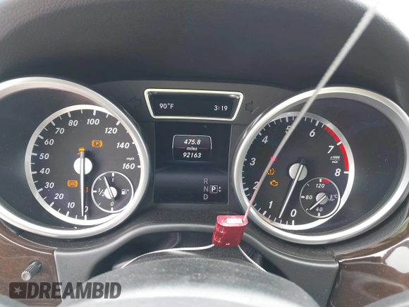 2015 Mercedes-Benz M 350 with VIN 4JGDA5JBXFA528171, listed as a IAAI auction lot 41931784 with 92,163 mi miles and . Bid and sale history available at DreamBid. Image 7.