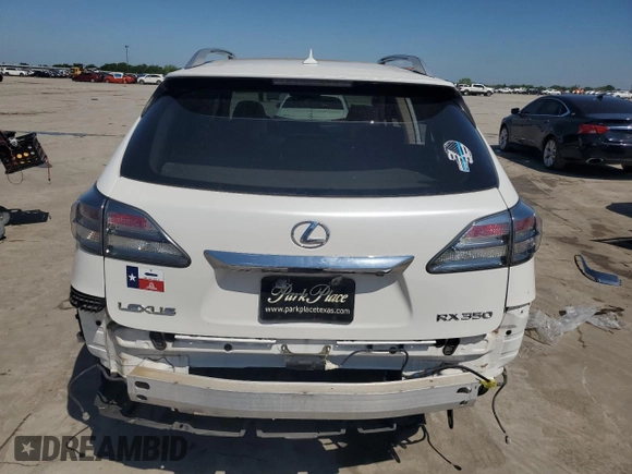 2010 Lexus RX 350 with VIN JTJZK1BA0A2400091, listed as a Copart auction lot 54062485 with 119,964 mi miles and Salvage Title. Bid and sale history available at carsss.com. Image 6.