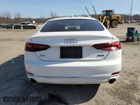 2019 Audi A5 Sportback Premium with VIN WAUANCF51KA064214, listed as a Copart auction lot 46575634 with 53,796 mi miles. Bid and sale history available at carsss.com. Image 6.