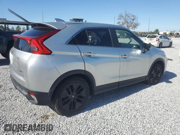 2020 Mitsubishi Eclipse Cross LE with VIN JA4AS4AAXLZ014916, listed as a Copart auction lot 41343455 with Not provided miles and Salvage title. Bid and sale history available at DreamBid. Image 3.