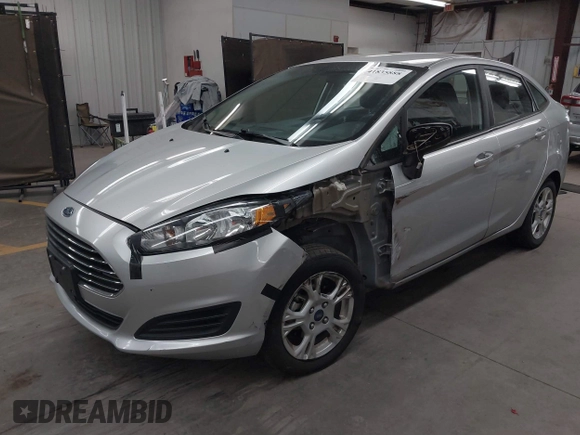 2015 Ford Fiesta SE with VIN 3FADP4BJXFM133631, listed as a IAAI auction lot 41835888 with 51,562 mi miles. Bid and sale history available at carsss.com. Image 2.