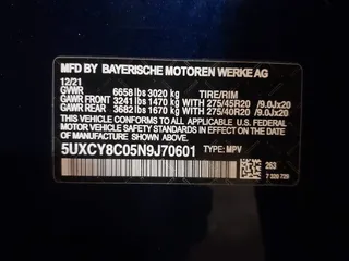 2022 BMW X6 M50i z VIN 5UXCY8C05N9J70601, wystawiony jako IAAI lot #42344397 z przebiegiem 49 085 mil mil oraz . Historia ofert i sprzedaży dostępna na DreamBid. Obrazek 9.