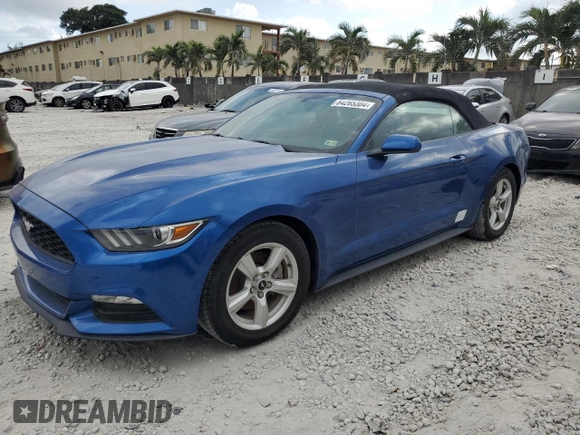 2017 Ford Mustang V6 with VIN 1FATP8EM8H5276451, listed as a Copart auction lot 84265304 with Not Provided miles and Salvage Title. Bid and sale history available at carsss.com. Image 1.
