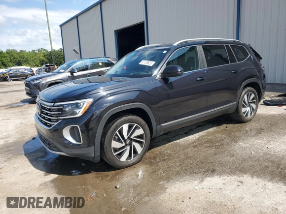 2024 Volkswagen Atlas SEL with VIN 1V2BR2CA9RC545090, listed as a Copart auction lot 61136825 with 18,248 mi miles and Non repairable. Bid and sale history available at DreamBid. Image 1.