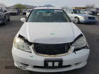2005 Honda Civic with VIN JHMES96625S012449, listed as a Copart auction lot 51875435 with 166,452 mi miles and Salvage Title. Bid and sale history available at DreamBid. Image 5.