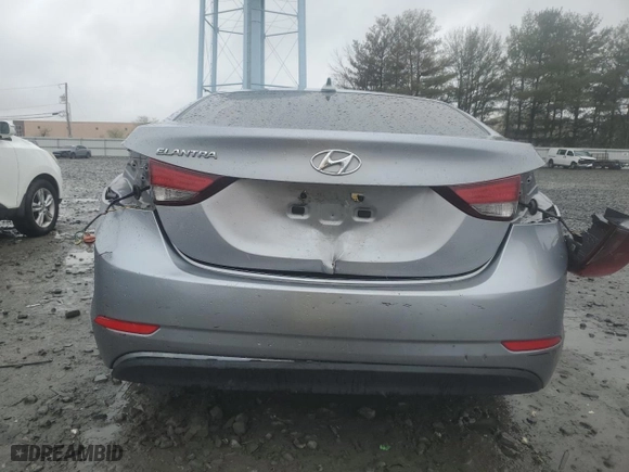 2016 Hyundai Elantra SE with VIN 5NPDH4AE1GH737605, listed as a Copart auction lot 52636865 with 351,666 mi miles and Salvage Title. Bid and sale history available at carsss.com. Image 6.