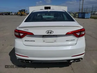 2015 Hyundai Sonata Sport with VIN 5NPE34AB7FH058686, listed as a Copart auction lot 51003985 with 61,458 mi miles and Salvage Title. Bid and sale history available at carsss.com. Image 6.