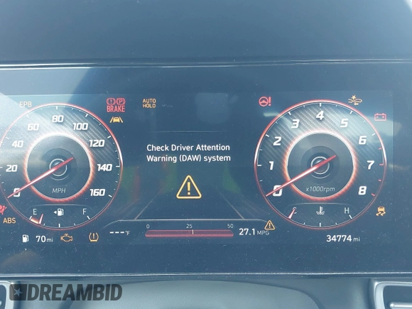 2023 Hyundai Elantra SEL with VIN 5NPLS4AG7PH106792, listed as a IAAI auction lot 41672413 with 34,774 mi miles and . Bid and sale history available at DreamBid. Image 15.