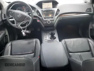 2017 Acura MDX Technology z VIN 5FRYD4H57HB034222, wystawiony jako Copart lot #57698485 z przebiegiem 85 414 mil mil oraz Szkoda całkowita • Salvage title. Historia ofert i sprzedaży dostępna na DreamBid. Obrazek 8.