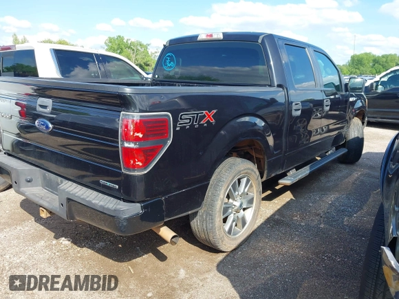 2014 Ford F-150 XL with VIN 1FTFW1CF1EKE20120, listed as a IAAI auction lot 42099294 with 207,198 mi miles and . Bid and sale history available at DreamBid. Image 4.