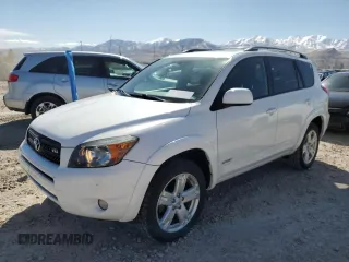 2007 Toyota RAV4 Sport with VIN JTMBK32V975020452, listed as a Copart auction lot 48729795 with 122,853 mi miles and Salvage Title. Bid and sale history available at carsss.com. Image 1.