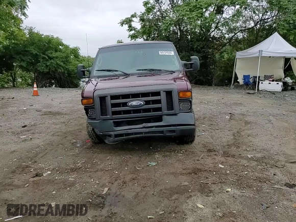 2008 Ford Econoline Passenger XL with VIN 1FMNE11W28DB28420, listed as a Copart auction lot 69724594 with 481,294 mi miles and Salvage Title. Bid and sale history available at DreamBid. Image 12.