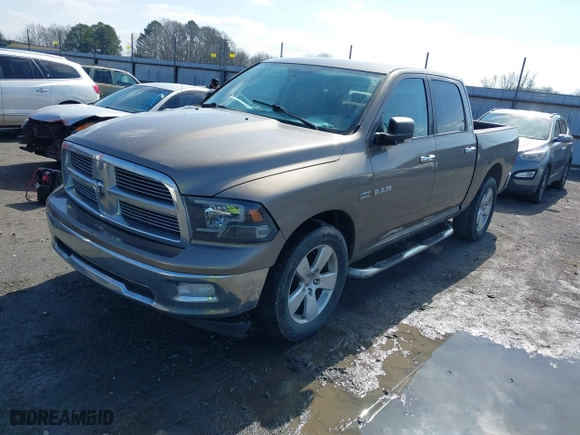 2010 Dodge Ram 1500 SLT with VIN 1D7RV1CT7AS229291, listed as a IAAI auction lot 41566144 with 130,639 mi miles. Bid and sale history available at carsss.com. Image 19.