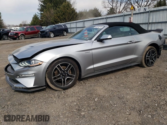 2020 Ford Mustang EcoBoost with VIN 1FATP8UH4L5112823, listed as a Copart auction lot 49578215 with 76,683 mi miles and Salvage Title. Bid and sale history available at carsss.com. Image 1.