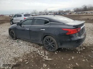 2017 Nissan Maxima SR with VIN 1N4AA6AP4HC366186, listed as a Copart auction lot 50576765 with 94,312 mi miles and Salvage Title. Bid and sale history available at carsss.com. Image 2.