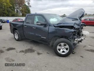 2020 Ram 1500 Big Horn with VIN 1C6RREBT7LN300408, listed as a Copart auction lot 80129424 with 129,626 mi miles and Salvage title. Bid and sale history available at DreamBid. Image 4.