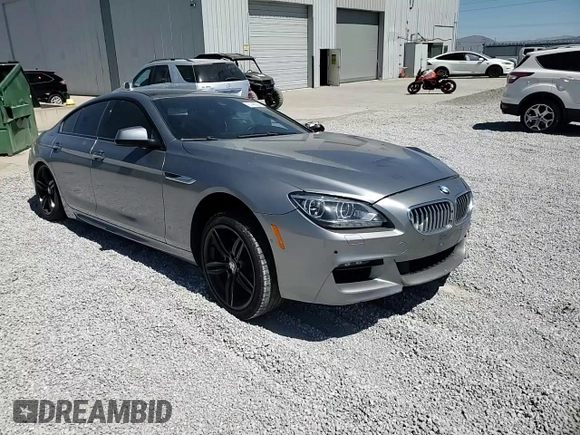 2015 BMW 6 Series 650i xDrive with VIN WBA6B4C50FD760852, listed as a Copart auction lot 61488094 with Not Provided miles and Salvage Title. Bid and sale history available at DreamBid. Image 11.