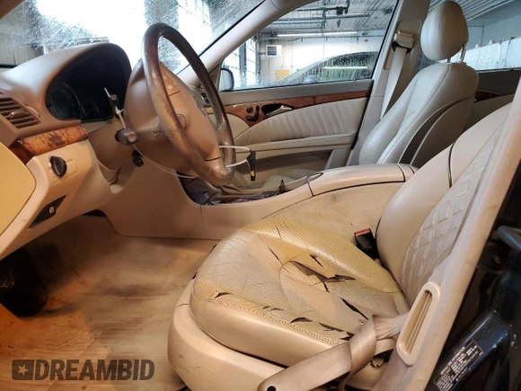 2004 Mercedes-Benz E 500 with VIN WDBUH83J74X119401, listed as a Copart auction lot 48378044 with 167,533 mi miles and Salvage Title. Bid and sale history available at carsss.com. Image 7.