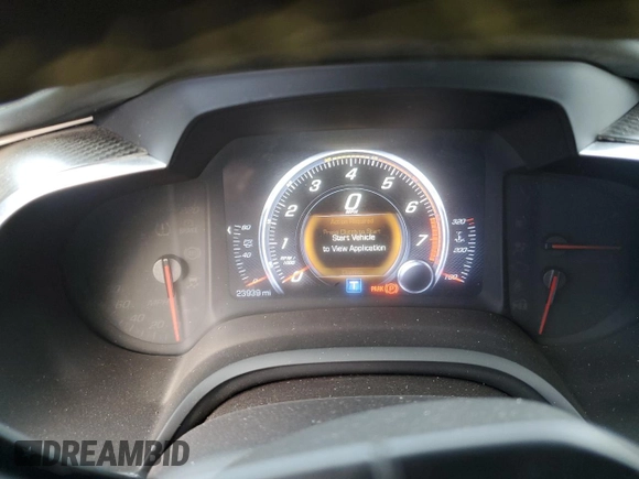 2016 Chevrolet Corvette Z06 3LZ with VIN 1G1YT2D60G5610605, listed as a Copart auction lot 83361134 with 23,939 mi miles and Salvage Title. Bid and sale history available at carsss.com. Image 9.