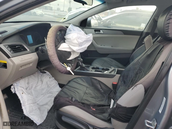 2017 Hyundai Sonata SE with VIN 5NPE24AFXHH540612, listed as a Copart auction lot 51391875 with 104,756 mi miles and Salvage Title. Bid and sale history available at carsss.com. Image 7.
